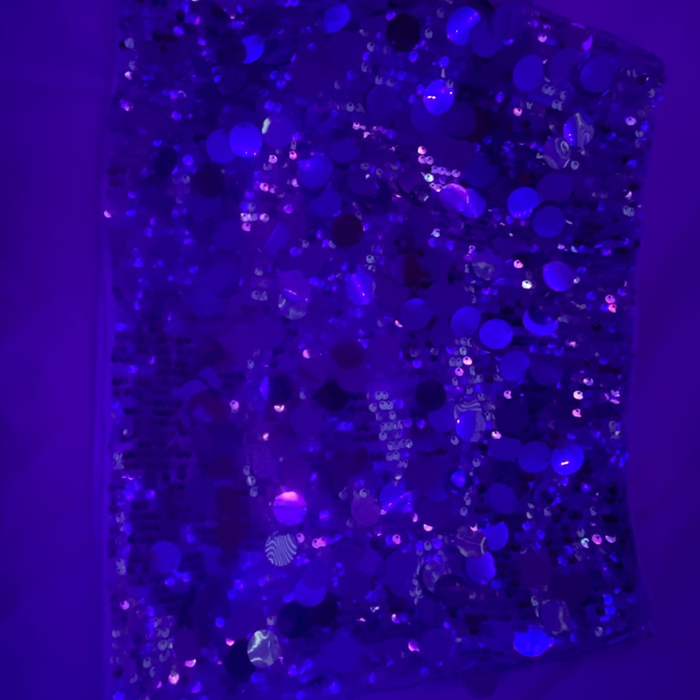 Sequin sparkly women’s mini skirt